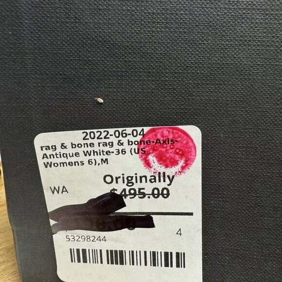 Rag Bone Womens Axis Boot White Size EU36 M US6 - Picture 6 of 6